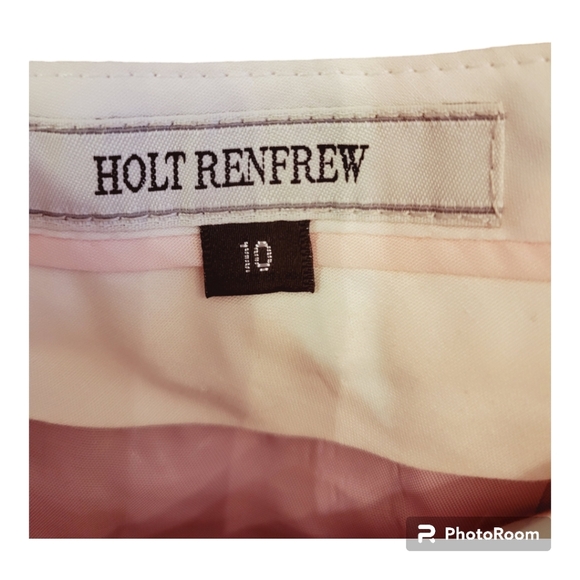 Vintage HOLT RENFREW 100% Wool Skirt - Picture 4 of 5